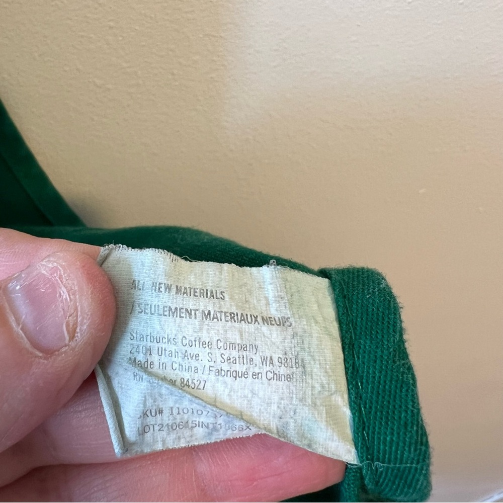 Starbucks Authentic Official Logo‎ Employee Green Barista Apron - Picture 7 of 10